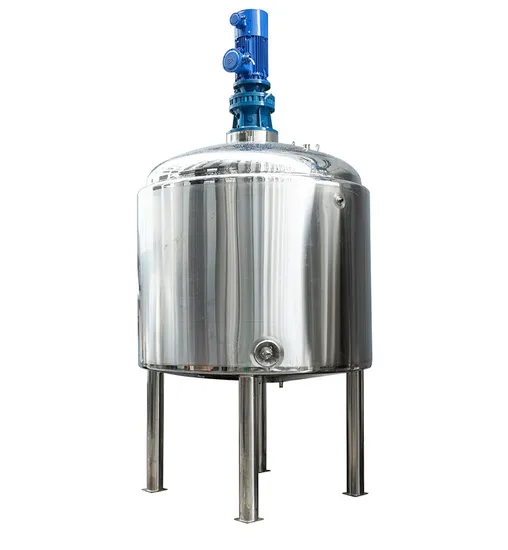 Electric Heating Double Jacket Industrial Mixing Tank