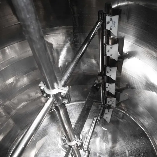 Electric Heating Double Jacket Industrial Mixing Tank