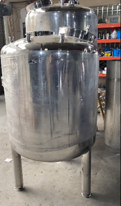 500L SS304 Sanitary Jacketed Electric Heated Mixing Tank with Pump